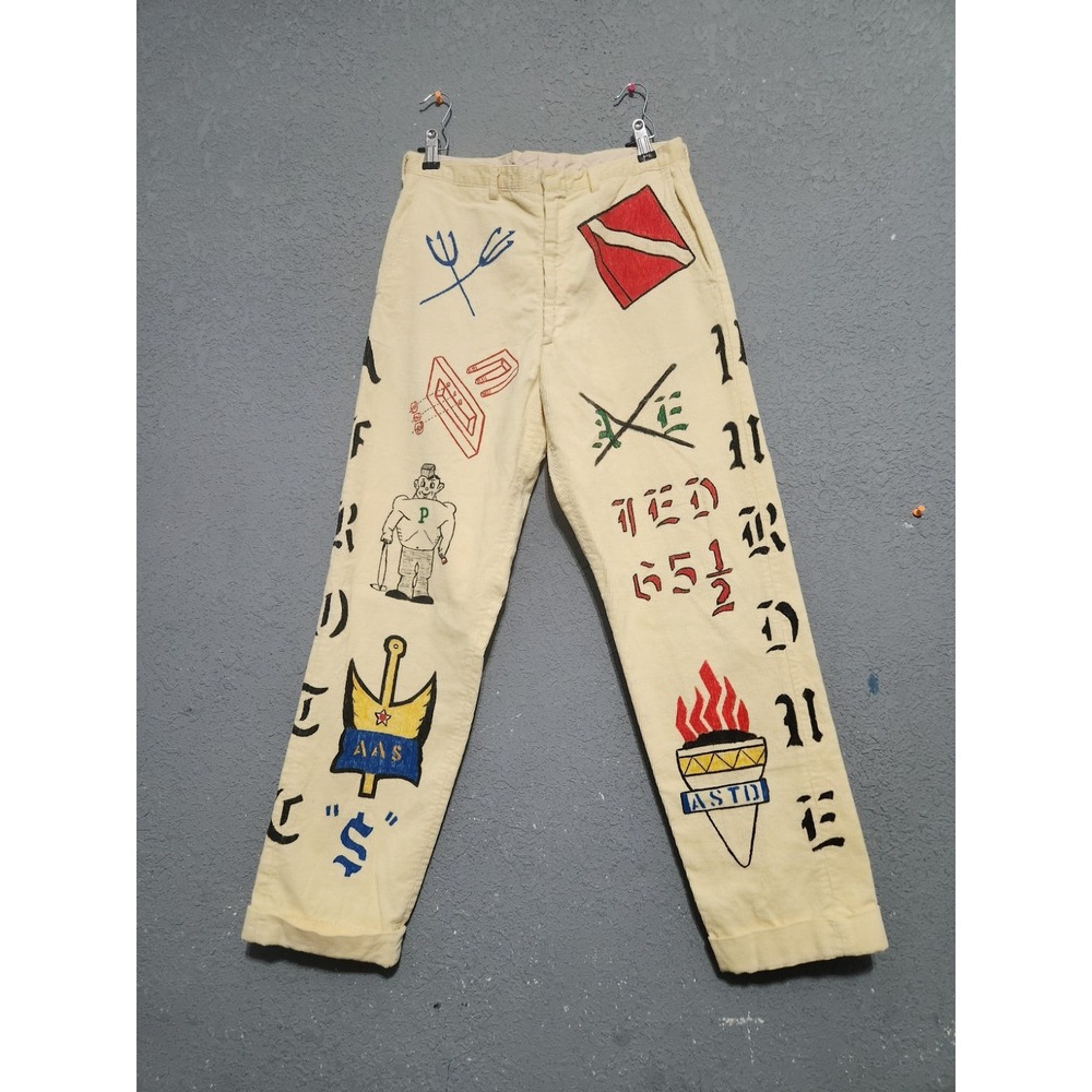 Vintage Senior Cord Purdue 1960s Historic Corduroy Pants Please Read Description